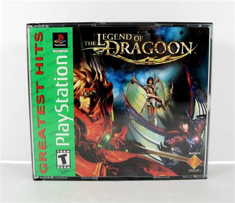 The Legend of Dragoon Sony PlayStation PS1 RARE Black Label 2000 VIDEO GAME RPG. . Legend of dragoon ebay